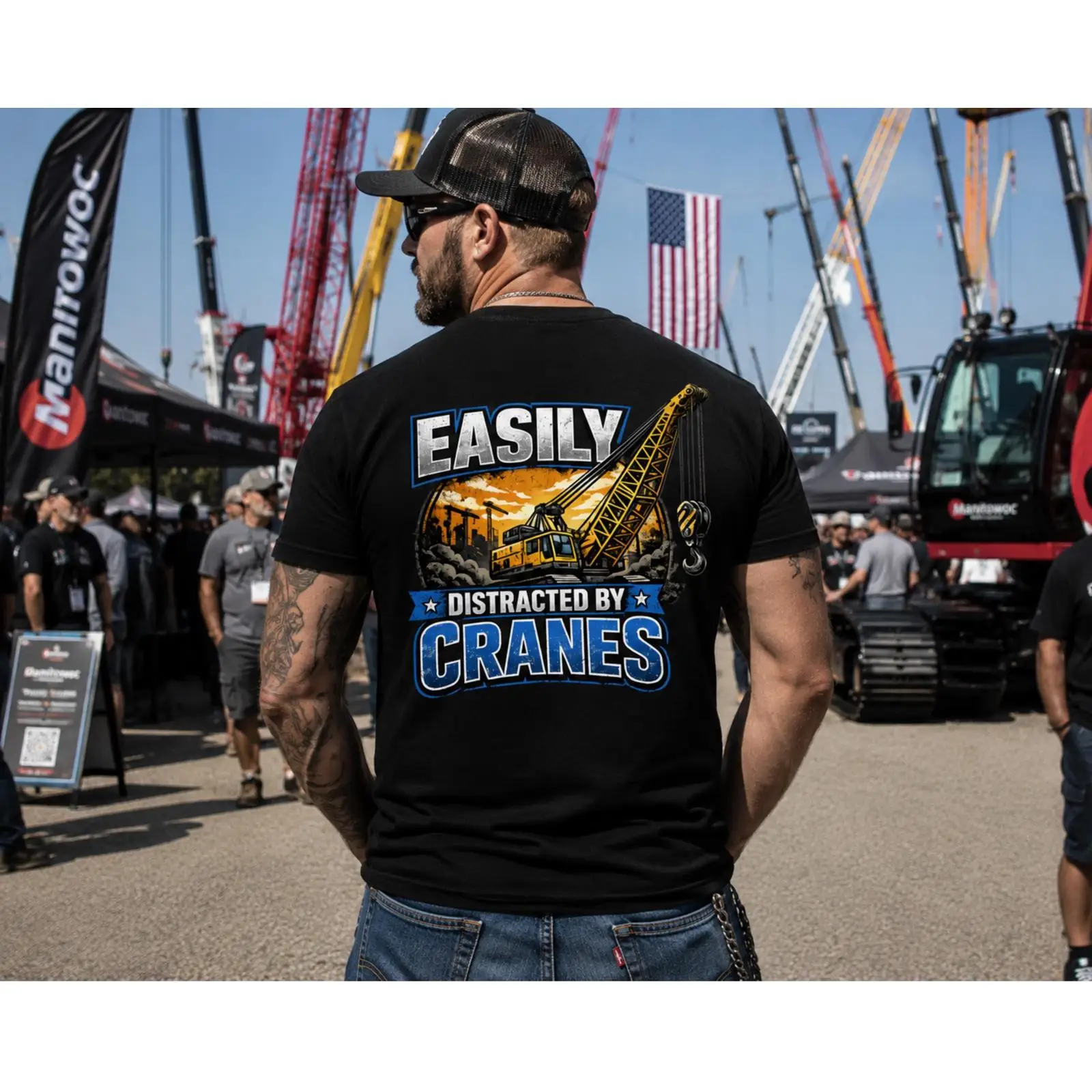 Heavy Equipment Union - تي شيرت مضحك 