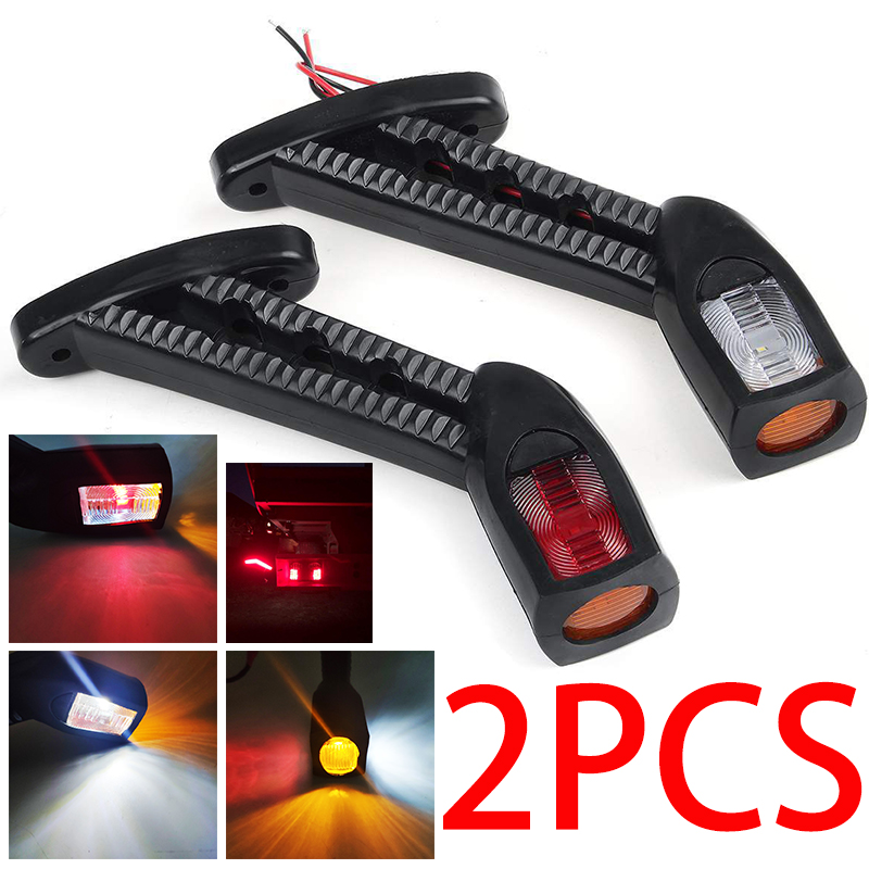 Heavy Equipment Supplies - 2X 12V 24V LED أضواء العلامات