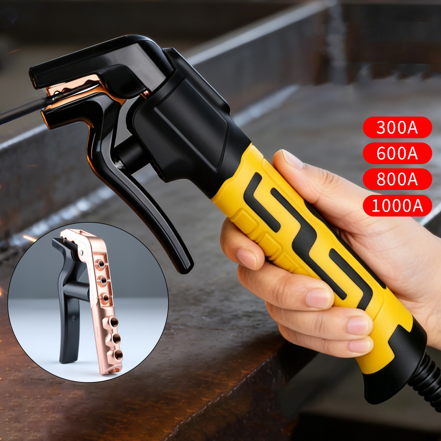 حامل إلكترود لحام برأس منحني 3 - مراجعة Heavy Equipment Supplies وسعره