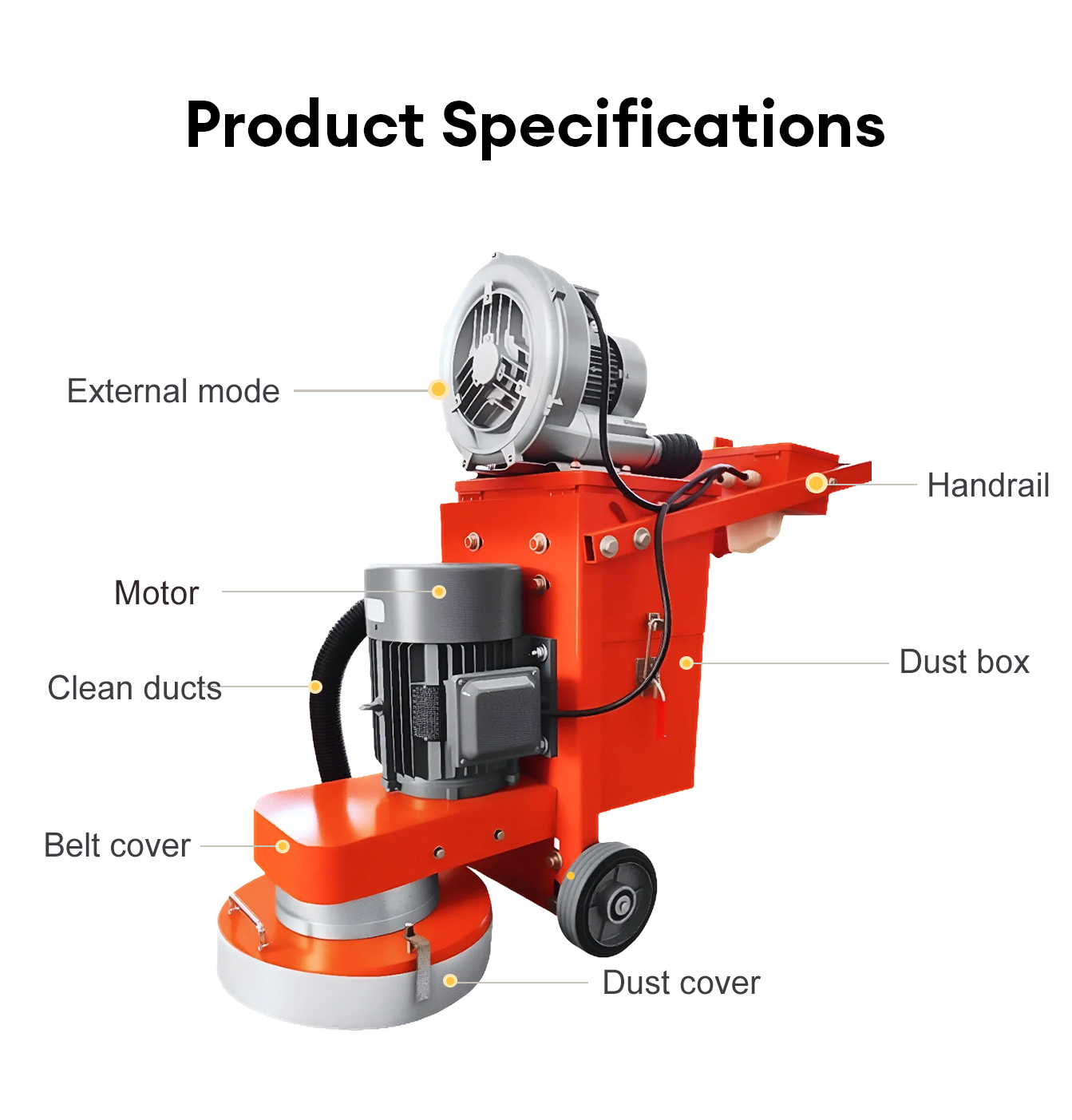 آلة طحن وتلميع الأرضيات الخالي - مراجعة Floor Grinding Machine وسعره