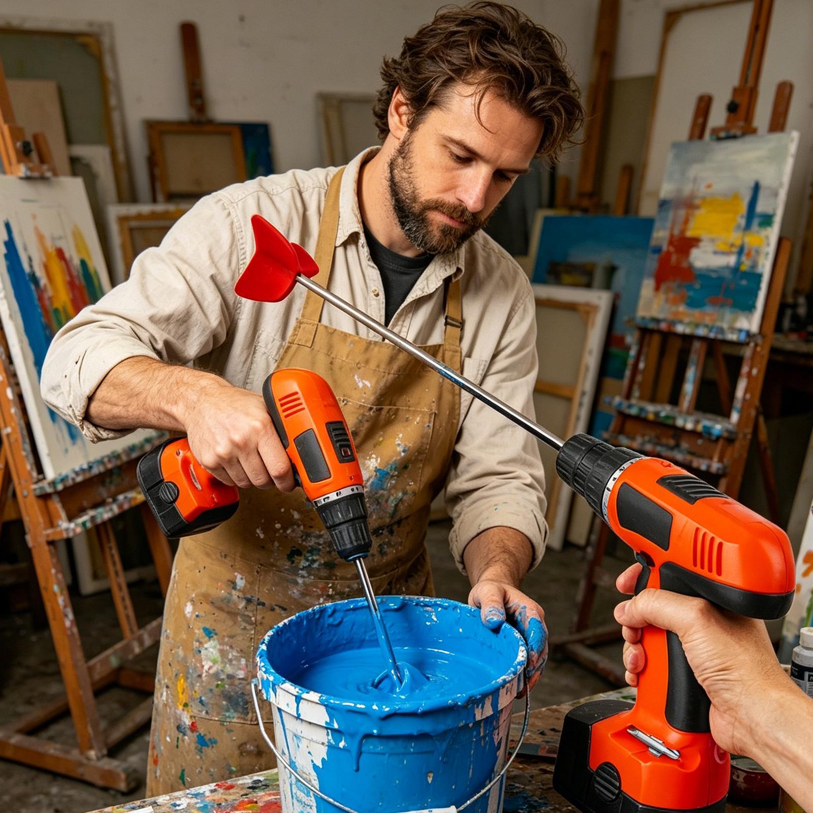 خلاط طلاء محمول للدريل، أداة خ - مراجعة Heavy Equipment Paint وسعره
