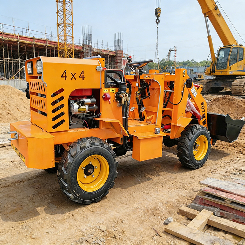 لودر صغير مخصص منخفض السعر للب - مراجعة Wheel Loader وسعره