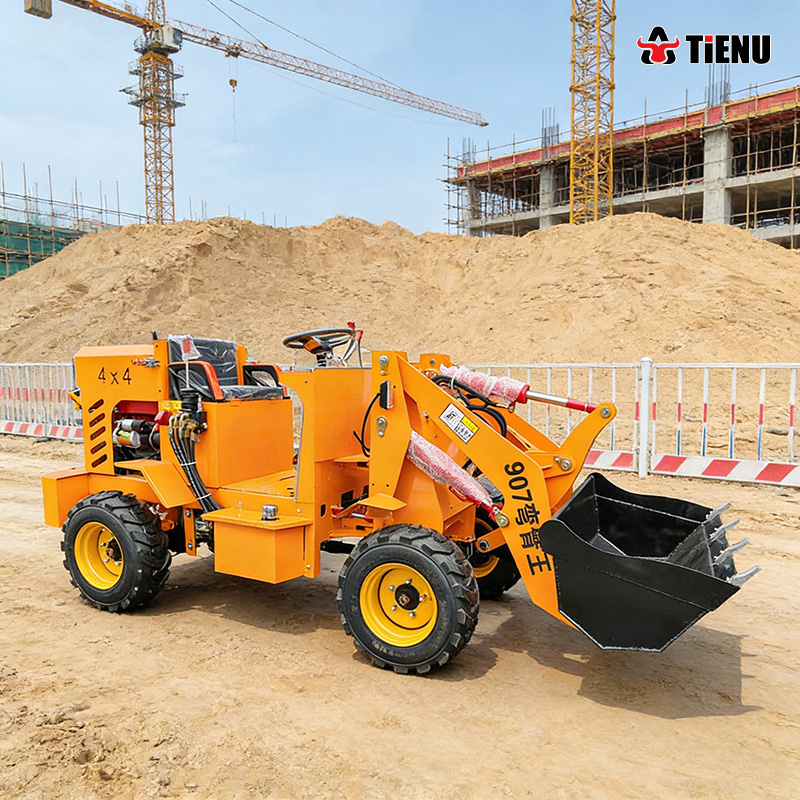 لودر صغير مخصص منخفض السعر للب - مراجعة Wheel Loader وسعره