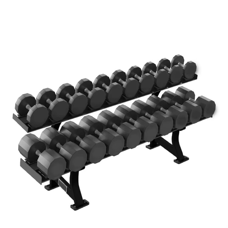 رف تخزين أثقال من طبقتين يتسع  - مراجعة Heavy Equipment Gym وسعره
