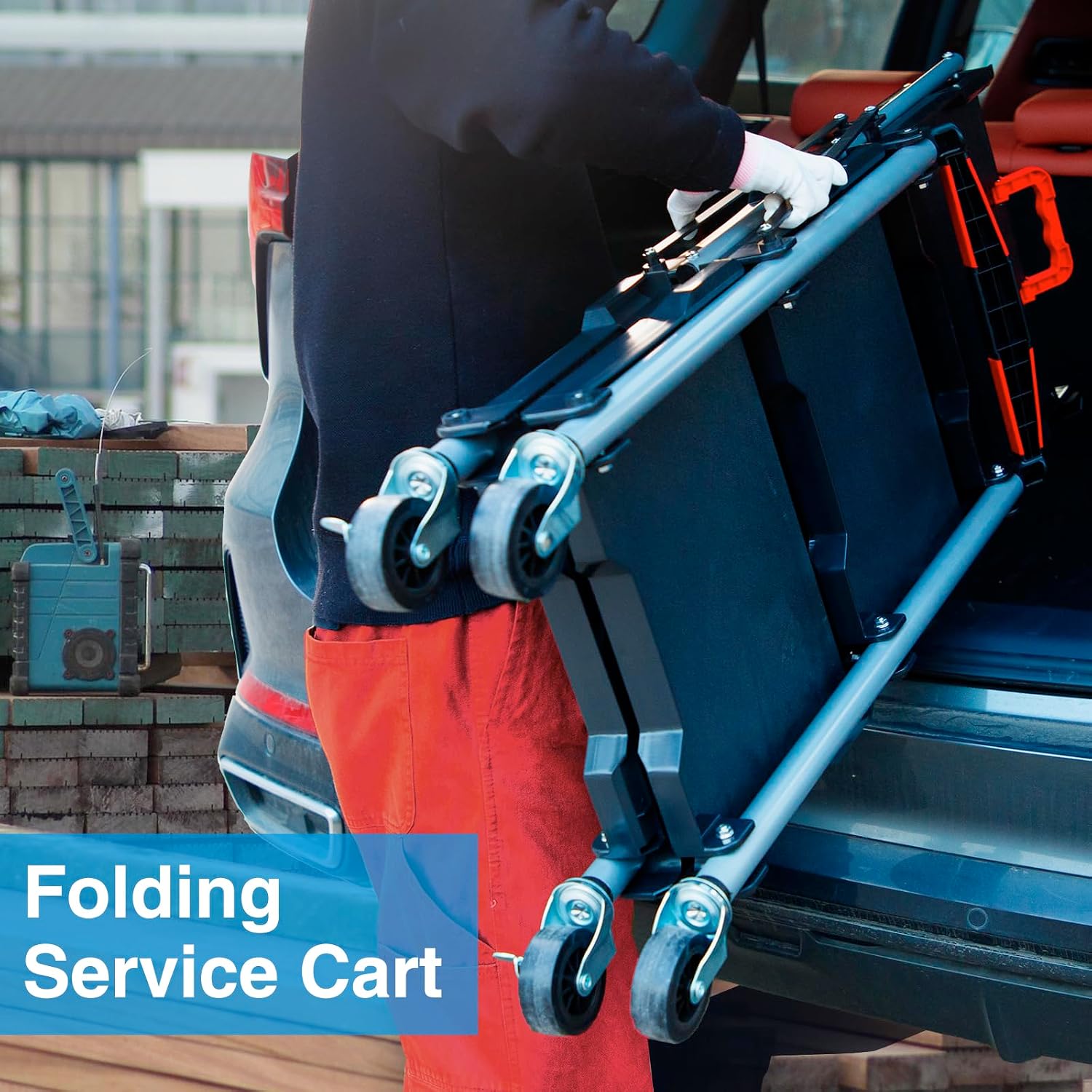 عربة خدمة قابلة للطي بثلاثة أر - مراجعة Heavy Equipment Supplies وسعره